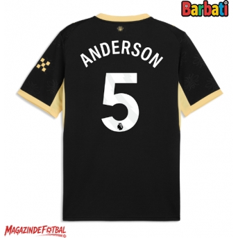Manchester City Elliot Anderson #5 Tricou Fotbal Replică 2026-27 Barbati Deplasare